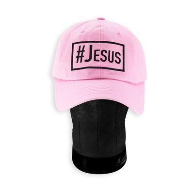 Pink and Black #Jesus Dad Hat