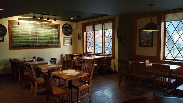 Front dining area