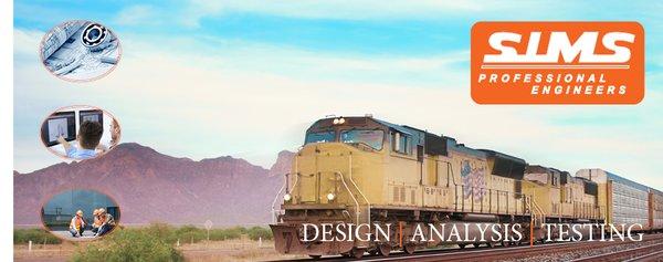 Sims Professional Engineers - Engineering Consultants specialize in design, Analysis, and Testing for the rail car industry