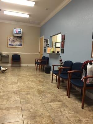 patient waiting area :)