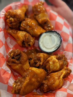 Buffalo soldier & garlic Parm wings