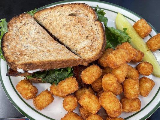 BLT with Tator tots