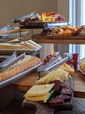 A charcuterie board for the cocktail hour.