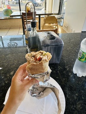 6. Chicken Shawarma Wrap