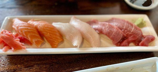 Salmon, Yellowtail, Toro