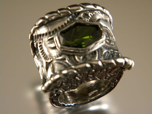 "Midnight Opera ca.1890"  Fine Silver Ring