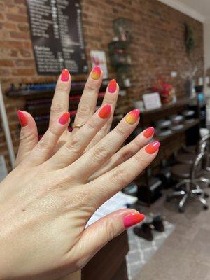 Gel manicure