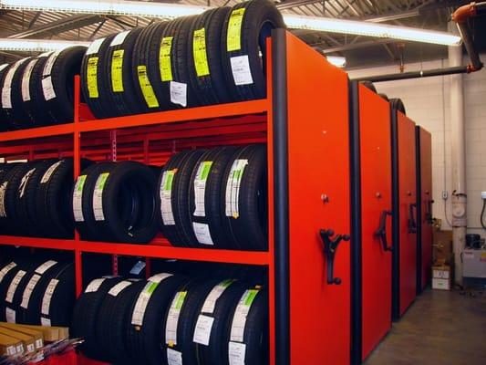 Mobile Tire Storage Systems