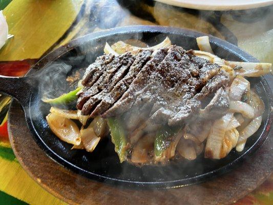 Beef fajitas