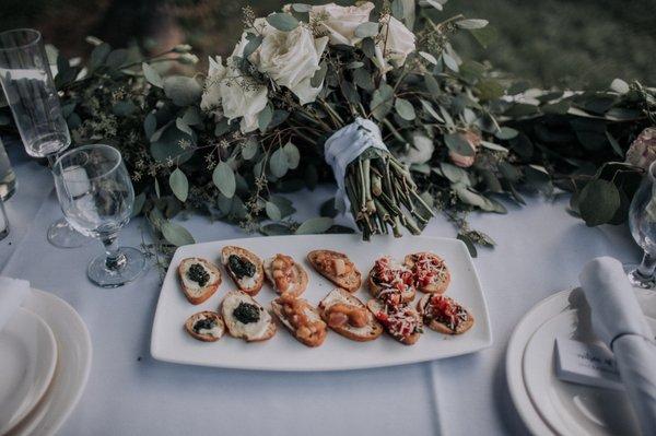 Assortment of Bruschetta