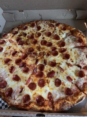 Pepperoni pizza