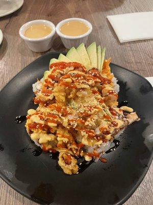 Fiery temptation sushi