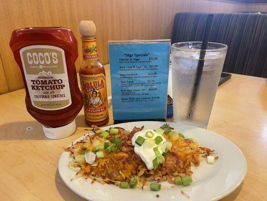 Loaded Hash Browns