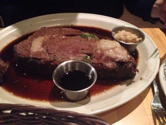 An order of their prime rib entree. So tender and juicy!