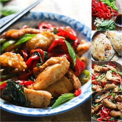 Thai basil chicken