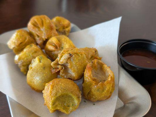 Fried truffle siu mai - surprisingly good!