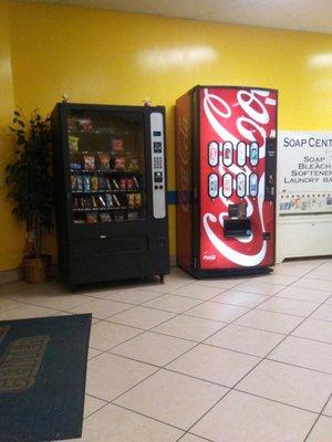 The always empty coke machine and the never gives you a snack snack machine