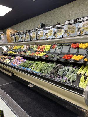 Small produce section