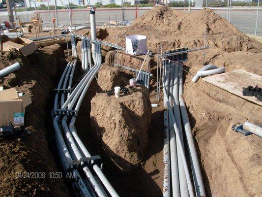 Underground Installation, New Morro Bay 53 Fire Station Project