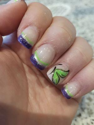 Nearly perfect to nail design I saw online.