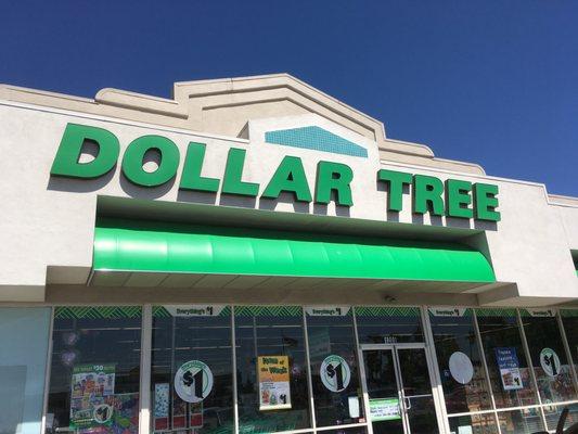 Dollar Tree Store Front, Calaveras Shopping Center, Stockton, CA.