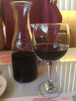 Enjoy a carafe of Chianti.