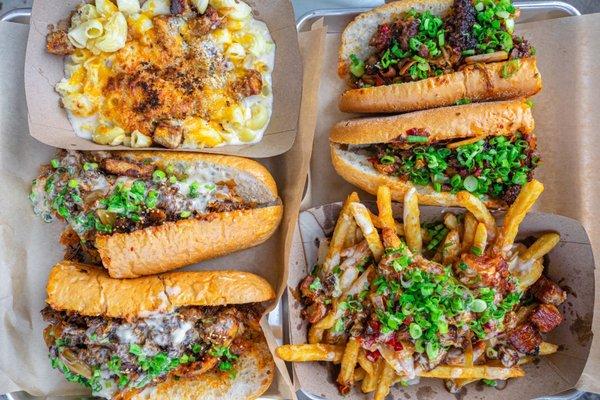 @kenty_eats | sumo philly, bulgogi philly, sumo fries & sumo mac & cheese