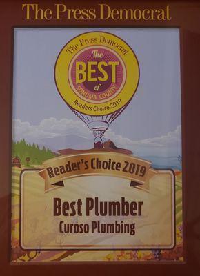 Thank you Sonoma County for voting us #1