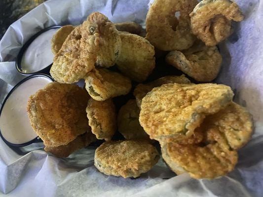 Deep fried pickles