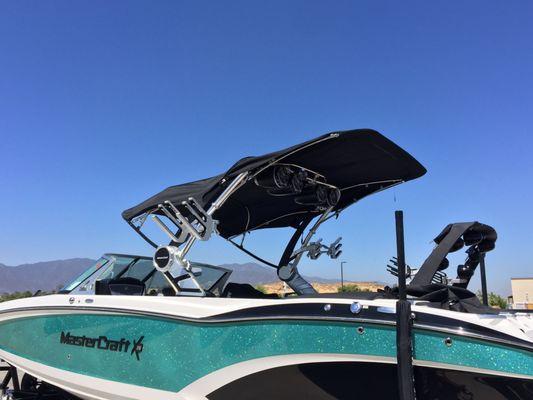 Custom Rear Bimini Extension