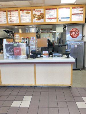 Wendy's counter