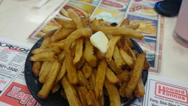 Buttered fries.