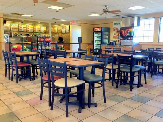 Counter and Dining Area