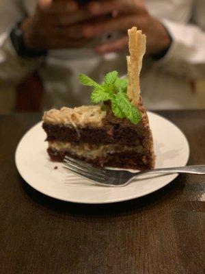 German Chocolate cake