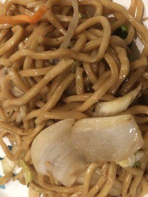 Vegetable lo mein