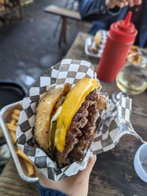 American Classic Double Burger