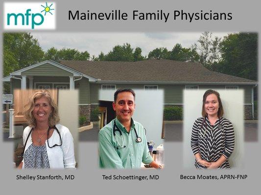 Our Practice Team! Dr. Shelley Stanforth Dr. Ted Schoettinger Becca Moates FNP