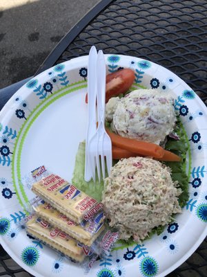 Tuna Salad Or Chicken Salad Cold Plate