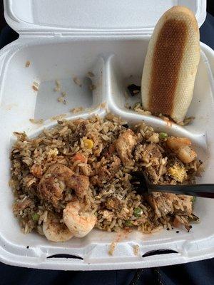 Chicken Shrimp and Pork fried rice