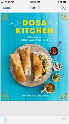 Dosa kitchen cookbook