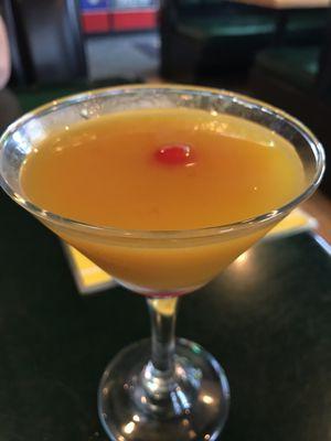 Raspberry Mango puree cocktail