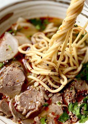 Indoor dining now open!! Woohoo~ Signature Lanzhou Beef Noodles (must order)