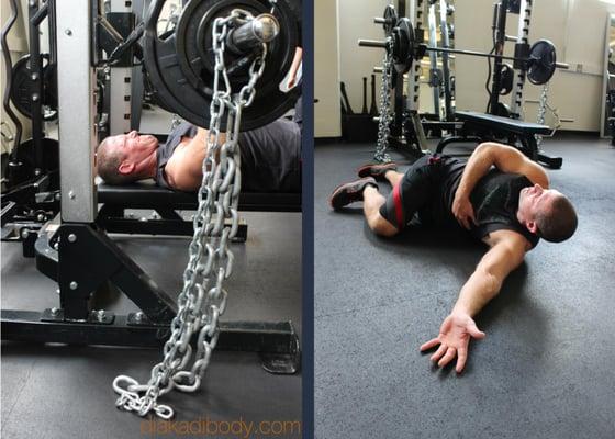 Using accommodating resistance to improve explosive strength.