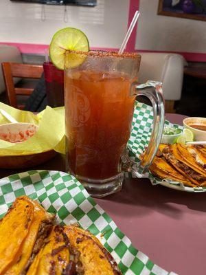 Michelada best i had in a while