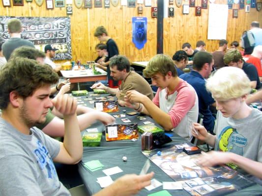 Magic! MTG played Mondays, Thursdays & Fridays at DOKs. Pre-Release and Launch Party's for new sets, too!