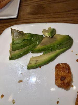 Bad avocado from the California (chicken) burger