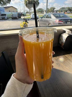 Freshly squeezed orange juice