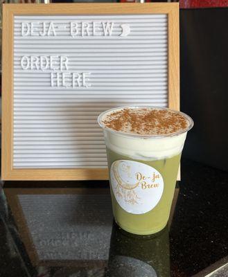 Matcha Chai Oatmilk Latte