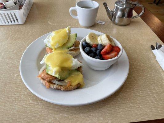 Lox eggs Benedict