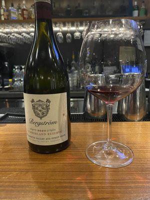 A bottle of Bergstrom Pinot noir at $96 only $40 above the retail cost. If that bothers  you than don't drink at a restaurant !